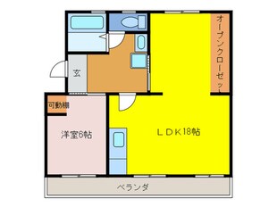 コーポ西栄の物件間取画像